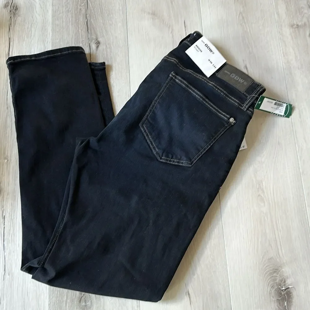 GDW Bridge Straight Fit Jeans Mens‎ 36 x 32 Navy Dark Brushed Stitch Fix NWT - Picture 6 of 7